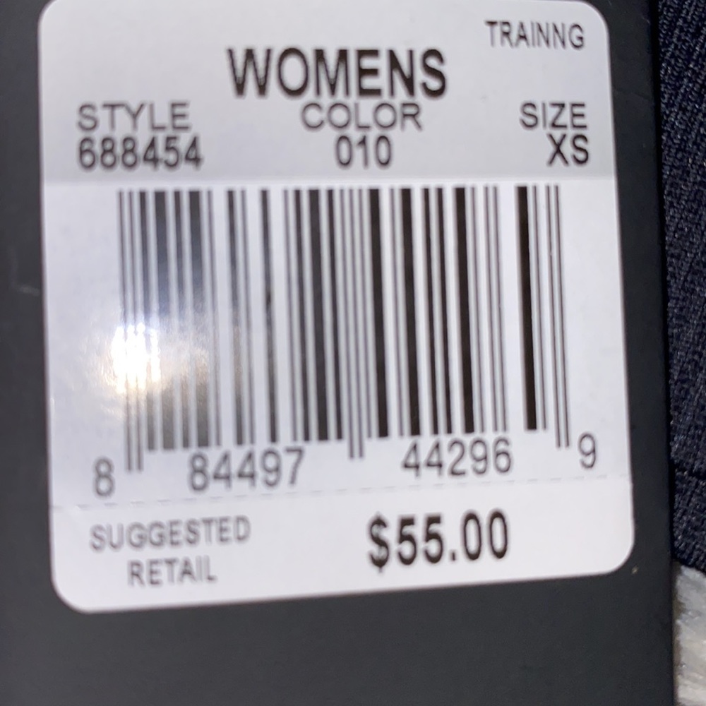 Nike Womens Dri-FIT Knit Training Bralette (XS, Black) - Picture 8 of 10